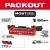 Milwaukee MIL-48-22-8612 PACKOUT Tool Box Accessory Case Attachment with 12in Blade Clip