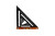 Martinez MTZ-4345_OG Signature Series 2-in-1 Aluminum Rapid Square, Imperial, Orange