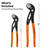 Klein KLE-D5052BSKIT Straight Jaw Quick-Adjust Pump Pliers Set 7in and 10in, 2-Piece