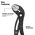 Klein KLE-D50512BS Straight Jaw Quick-Adjust Pump Pliers 12in