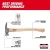 Milwaukee MIL-48-22-9418 23oz Milled Face Hickory Handle Framing Hammer
