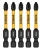 DEWALT DEW-DWAFE2PH2IR5 ELITE SERIES 2-1/4in Bits For PH2, 5-Piece