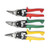 Crescent CRES-M123R Wiss 3-Piece Compound Action Aviation Snip Set