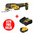 DEWALT DEW-DCS356B-DCB205C 20V MAX XR Brushless 3-Speed Oscillating Multi-Tool + 5.0Ah Starter Kit