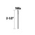Metabo HPT HPT-14418HPT 2-1/2in x 16 GA Electro-Galvanized Angled Finish Nails 2000-Pack