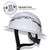 Klein Tools KLE-60401T2CND 60401T2CND Class C Type-2 Hard Hat Vented Full Brim Strap - White