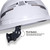 Klein Tools KLE-60401T2CND 60401T2CND Class C Type-2 Hard Hat Vented Full Brim Strap - White
