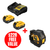 DEWALT DEW-DCB205-2C-DCLE34021B 20V MAX 2x 5.0Ah Starter Kit + DCLE34021B Green Cross Line Laser Bare Tool
