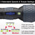 Vessel Tools VESSEL-220USBP5U e-ASSIST Ball Grip 3.6V Rechargeable Screwdriver with 5-Piece Bit Set