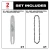 Milwaukee MIL-49-16-2844 10in .325in LOW PROFILE Pitch .043in Gauge Saw Chain and Guide Bar Set