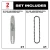 Milwaukee MIL-49-16-2846 12in .325in LOW PROFILE Pitch .043in Gauge Saw Chain and Guide Bar Set