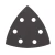 Milwaukee 3-1/2in triangle sandpaper sheet with dust extraction holes