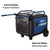 Hyundai HYU-M02767 HG10000R1 10,000W Gas Inverter Generator with Electric Start