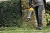 DEWALT DCBL722P1 Handheld Blower in use
