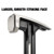 ToughBuilt TB-H1-1R-S18 18oz Smooth Face Steel Rip Framing Hammer
