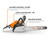 MS 172 C-E Gasoline Chainsaw 16in Bar with Wood-Pro Kit