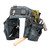 Badger B12 Single Tool Belt Setup Gunmetal tool side loaded