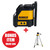 DEWALT DW088CG + 1/4in Laser Tripod with Tilting Head bundle