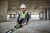 DEWALT DW088CG Green Cross Line Laser in use