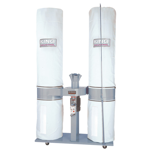 King Industrial KING-KC-5043FX-2 5HP 4 Bag Dust Collector