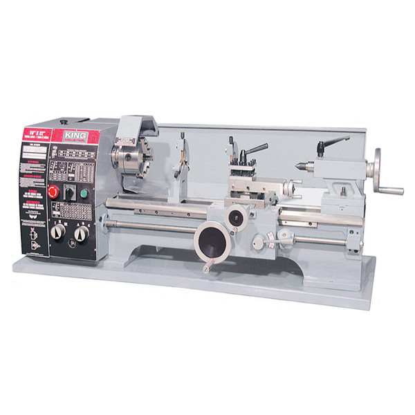 King Industrial KING-KC-1022ML 10 x 22in Belt-Drive Metal Lathe