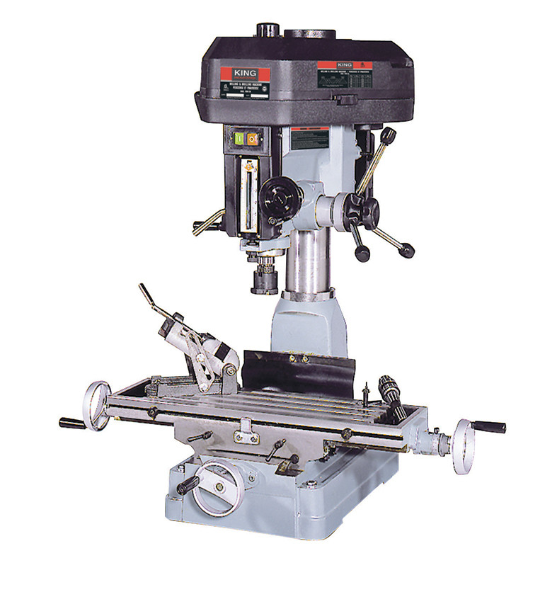 King Industrial KING-PDM-30 Mill/Drill Machine with 1-1/4in Drilling Capacity