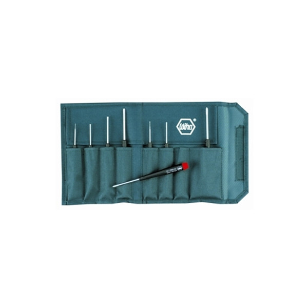 Wiha Tools WIHA-26199 8pc Slotted and Phillips Precision Screwdrivers Set in Pouch