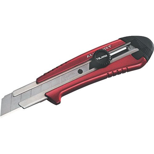 Tajima TAJ-AC-701R Rock Hard Aluminist, Dial Lock, Red