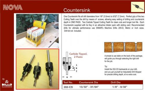 Dimar DIM-202-CS Adjustable Countersink