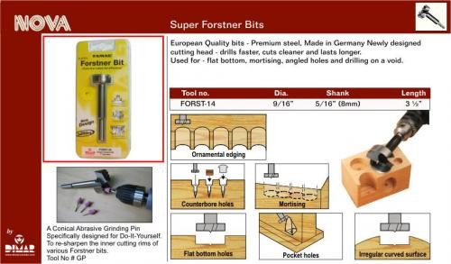 Dimar DIM-FORST-14 Size 9/16in Forstner Bit