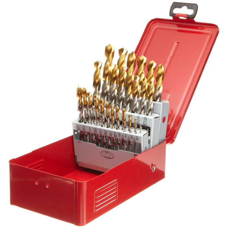 Dormer DOR-A097-18 29pc SAE Drill Bit Set 1/16 to 1/2 x 1/64