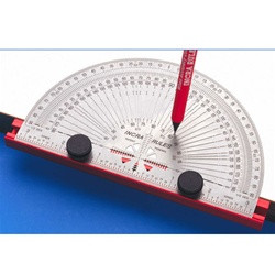 Incra INC-PROTRAC06 6in Precision Marking Protractor 1/2DEG, 1/32in