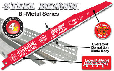 Diablo FRE-DS0908BFD5C 5 pc 9in 8/10TPI Reciprocating Steel Demon