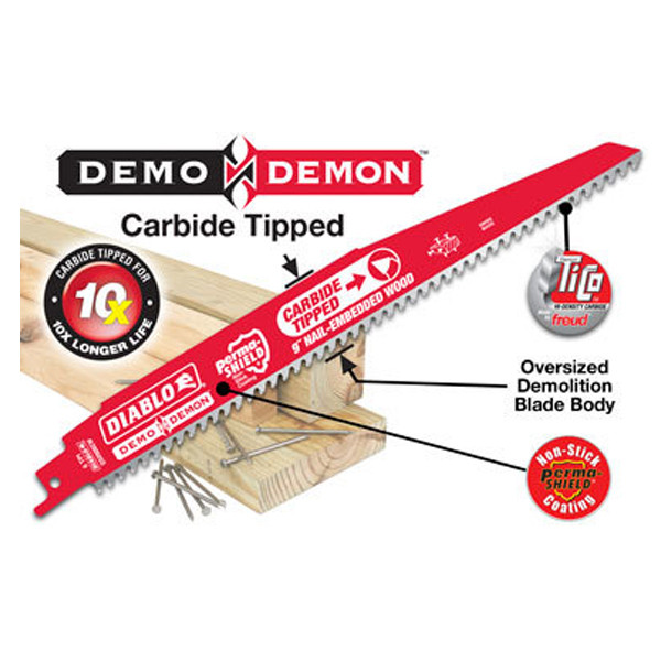Diablo FRE-DS0906VCWC 9in C/T Reciprocating Blade