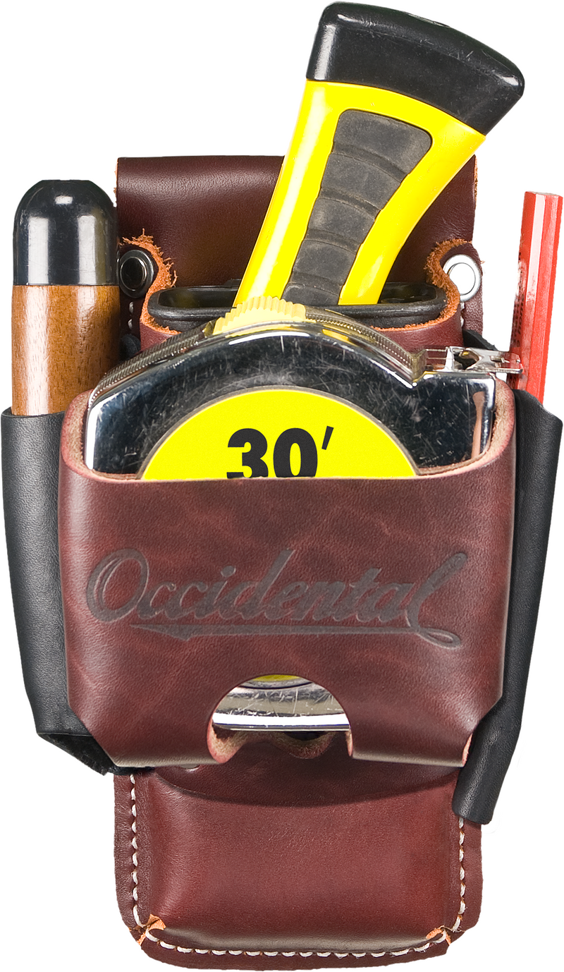 Occidental Leather OCC-5523 Belt Worn and Clip On 4-in-1 Tool/Tape Holder