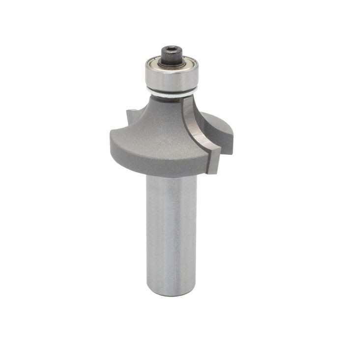 Dimar DIM-109R8-10 1-1/4in DIA, 1/2in BALL BEARING, 2 FLUTES, 5/8in CUT LENGTH, 1/2in SHANK, 3/8in RAD, CARBIDE TIP - ROUNDOVER BIT