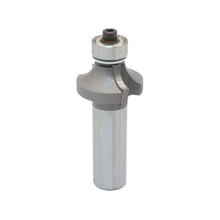 Dimar DIM-109R8-6 1in Dia Carbide Tipped Rounding Over Bit with Ball Bearing 2 Flutes 1/2in Shank 1/2in Radius 2-5/16in Length