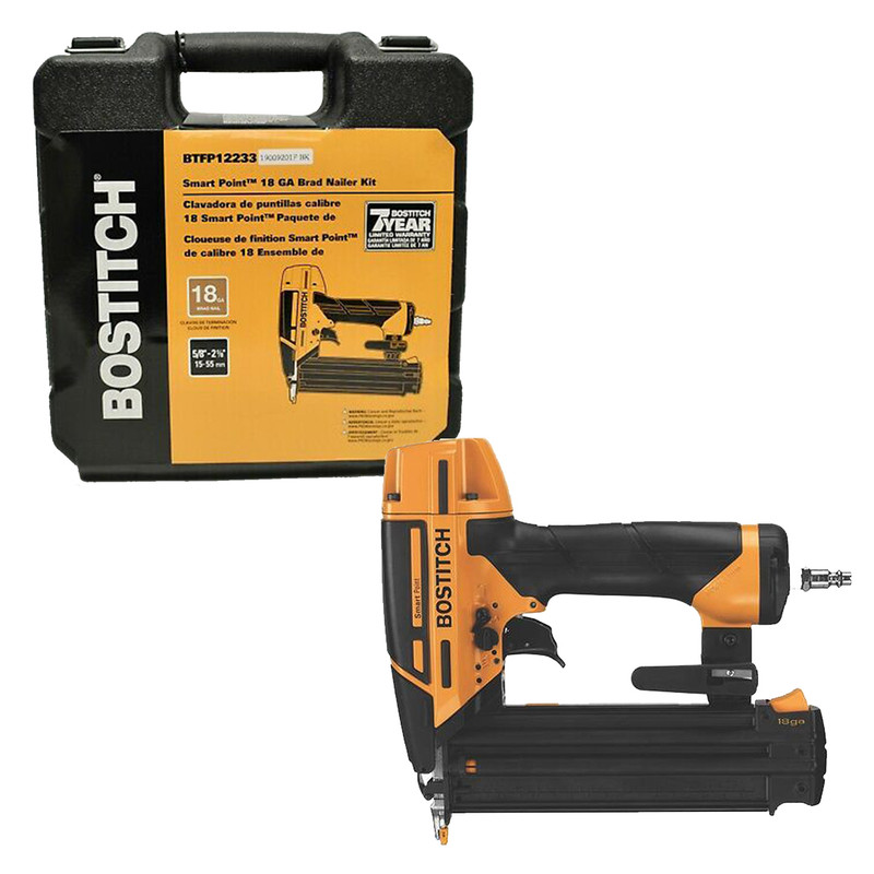 Bostitch BOST-BTFP12233 Smart Point 18ga Brad Nailer Kit