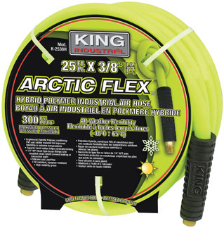 King Canada KING-K-2514H 1/4 X 25ft Hybrid Air Hose