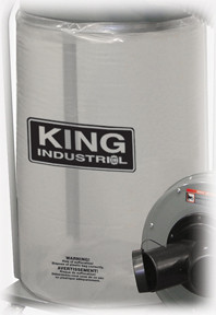 King Industrial KING-KDCB-5 Clear Plastic Bottom Dust Bag