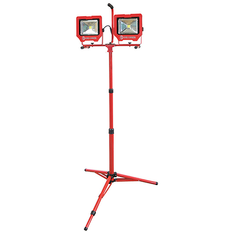 King Industrial KING-KC-3602LED-ST Led Dual-Head Work Lights