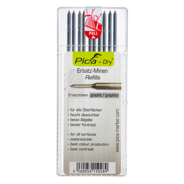 Pica-Marker PICA-4030 Pica Dry Refill Graphite (10pc)
