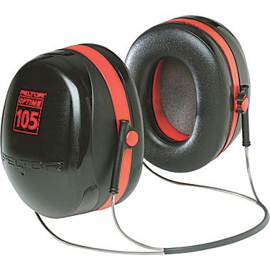 3M-H10B Peltor Optime 105 Behind-the-Head Earmuffs