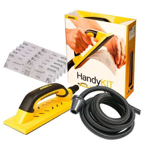 Mirka Abrasives MIR-HB-39KIT 3 x 9in Kit Handy Vacuum Sanding Block