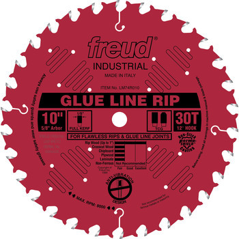 Freud FRE-LM74R010 10in X 30T Glue Line Rip Blade