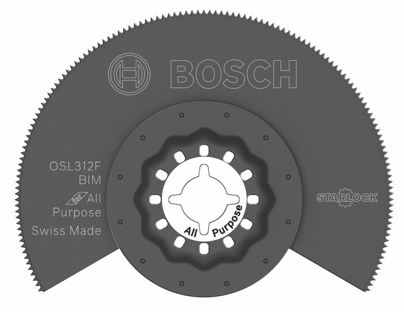 Bosch BOS-OSL312F 3-1/2in. Starlock Bi-Metal Flush Cut Blade
