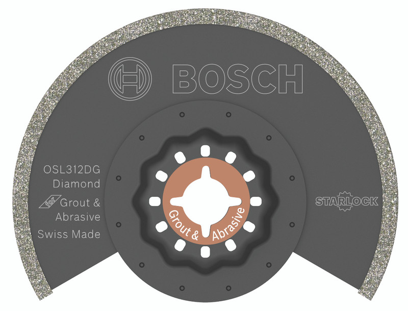Bosch BOS-OSL312DG 3-1/2in. Starlock Diamond Grit Grout Blade