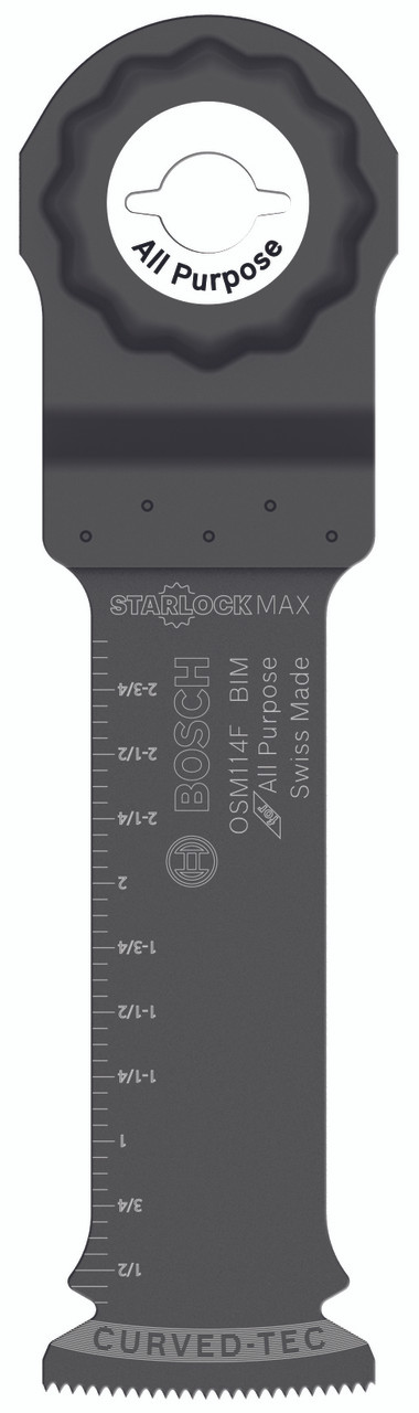 Bosch BOS-OSM114F 1-1/4in. StarlockMax Bi-Metal Plunge Cut Blade