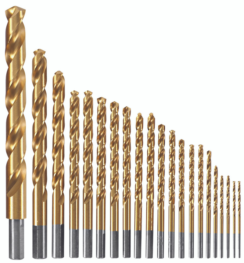 Bosch BOS-TI21A 21 pc. Titanium-Coated Metal Drill Bit Set