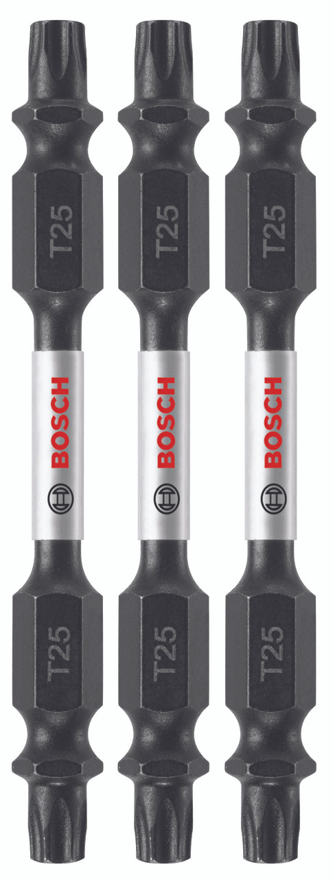 Bosch BOS-ITDET252503 3 pc. Impact Tough 2.5in. Torx #25 Double-Ended Bits